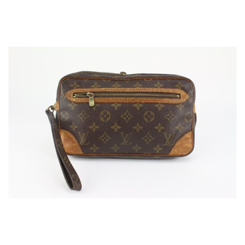 Louis Vuitton Monogram Marly Dragonne GM Wristlet 127lv17